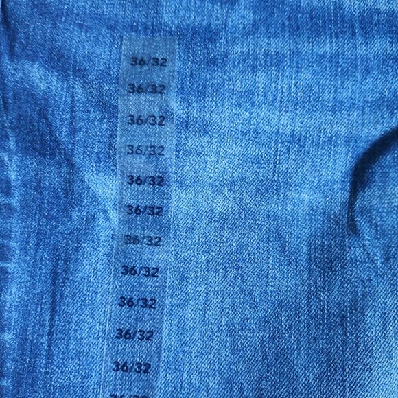 American Eagle Airflex + Men's Jeans 36 x 32 Slim Straight Denim New - Picture 10 of 10